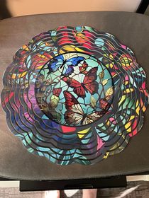 Stainless Butterfly Windspinner