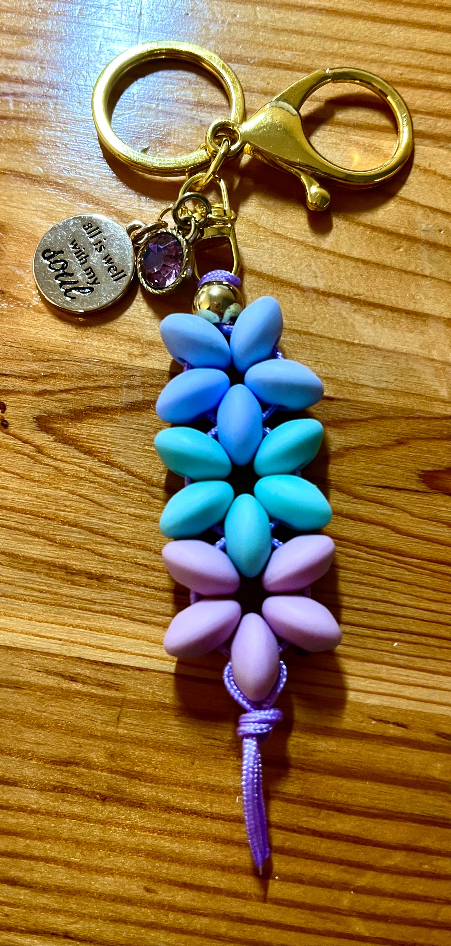Inspiration message keychain