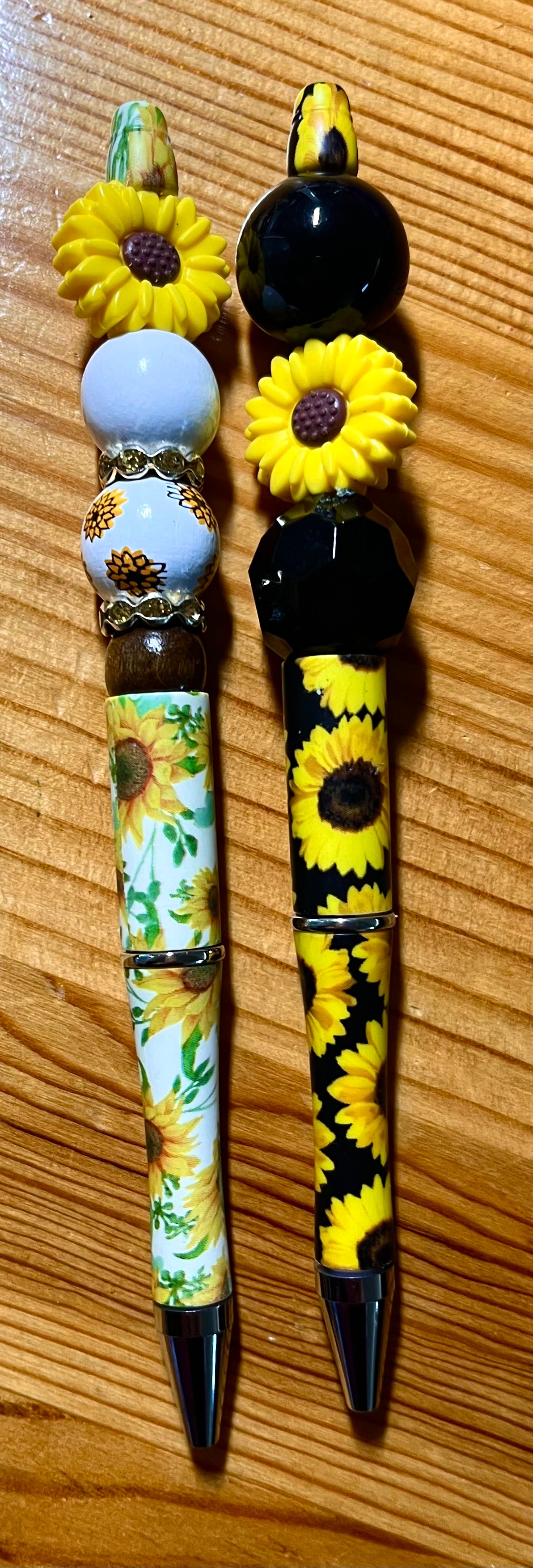 Sunflower Beaded Pens