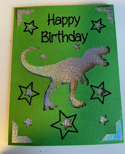 Dino Happy Birthday Card