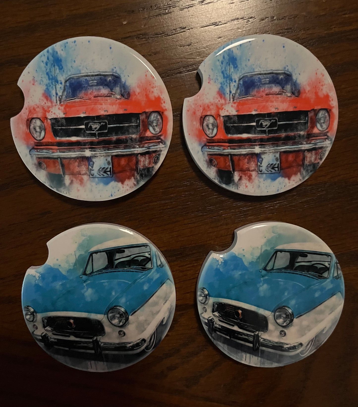 Muscle Cars Car Coasters