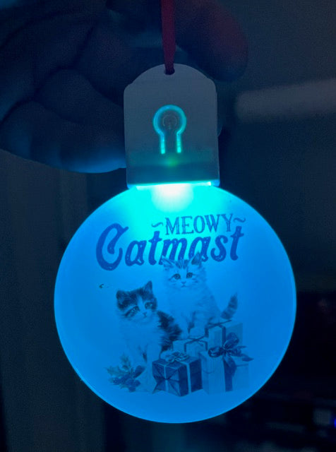 Merry Catmast Ornament