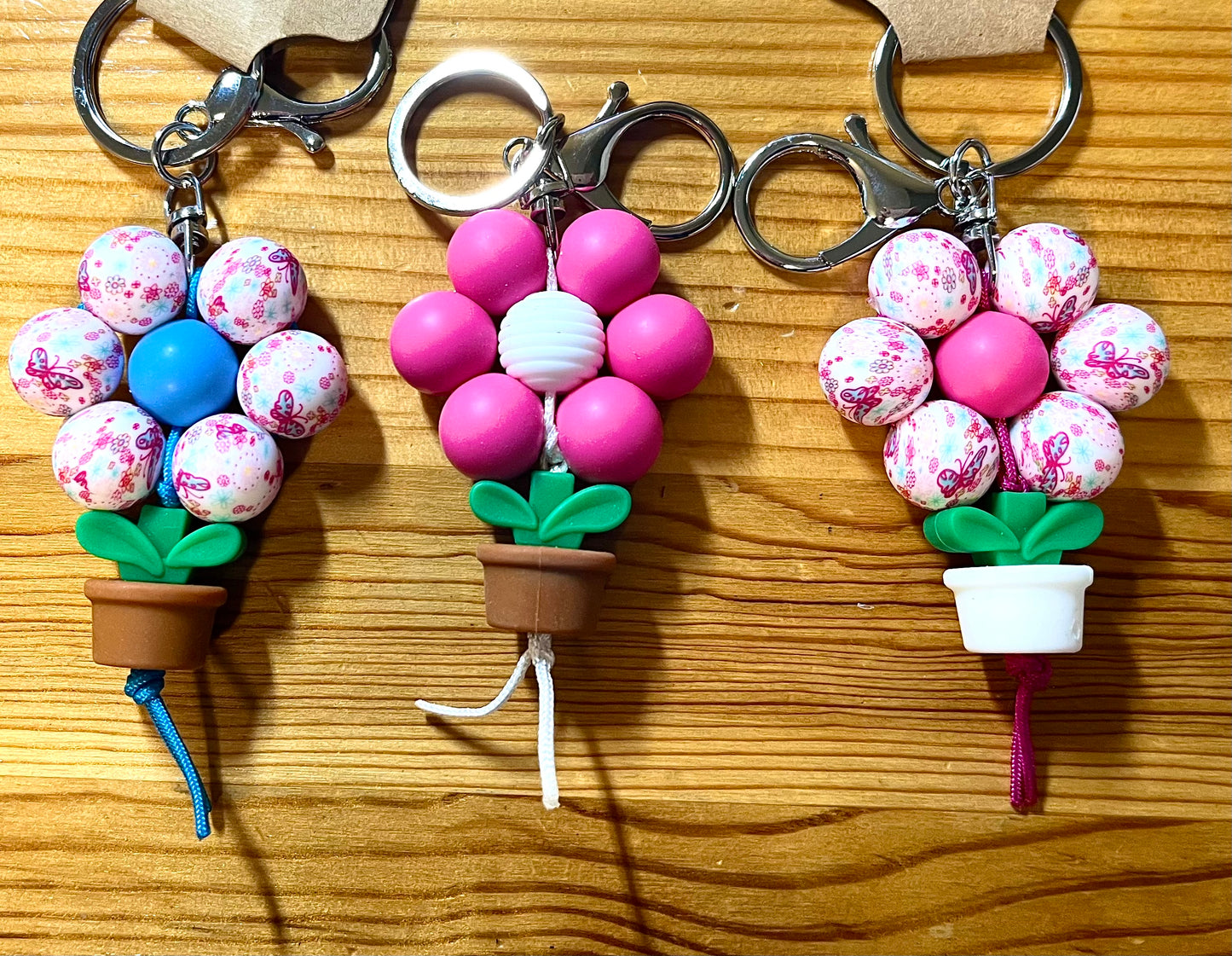 Flower Pot Keychain