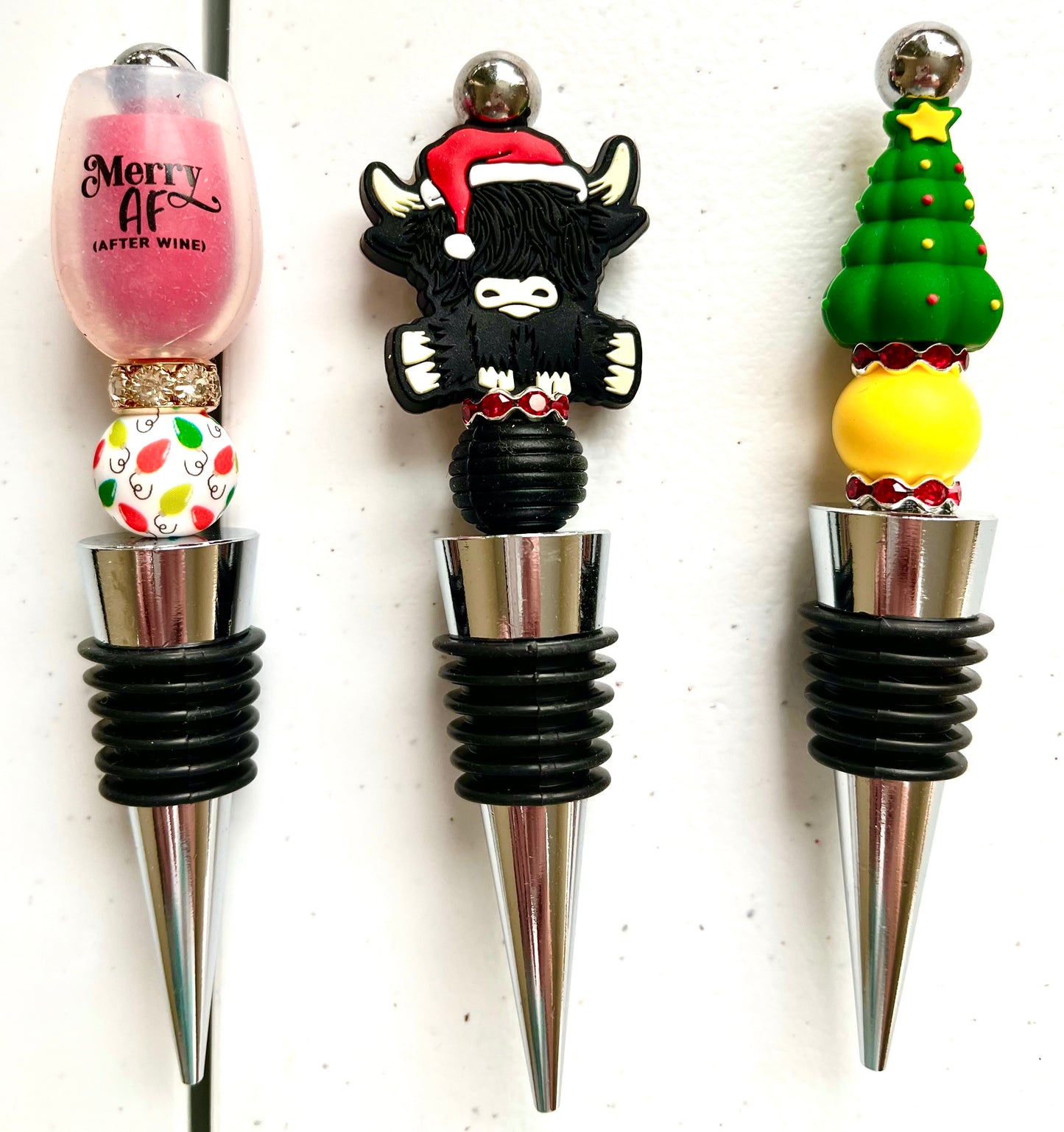 Christmas Wine Bottle Stoppers 2