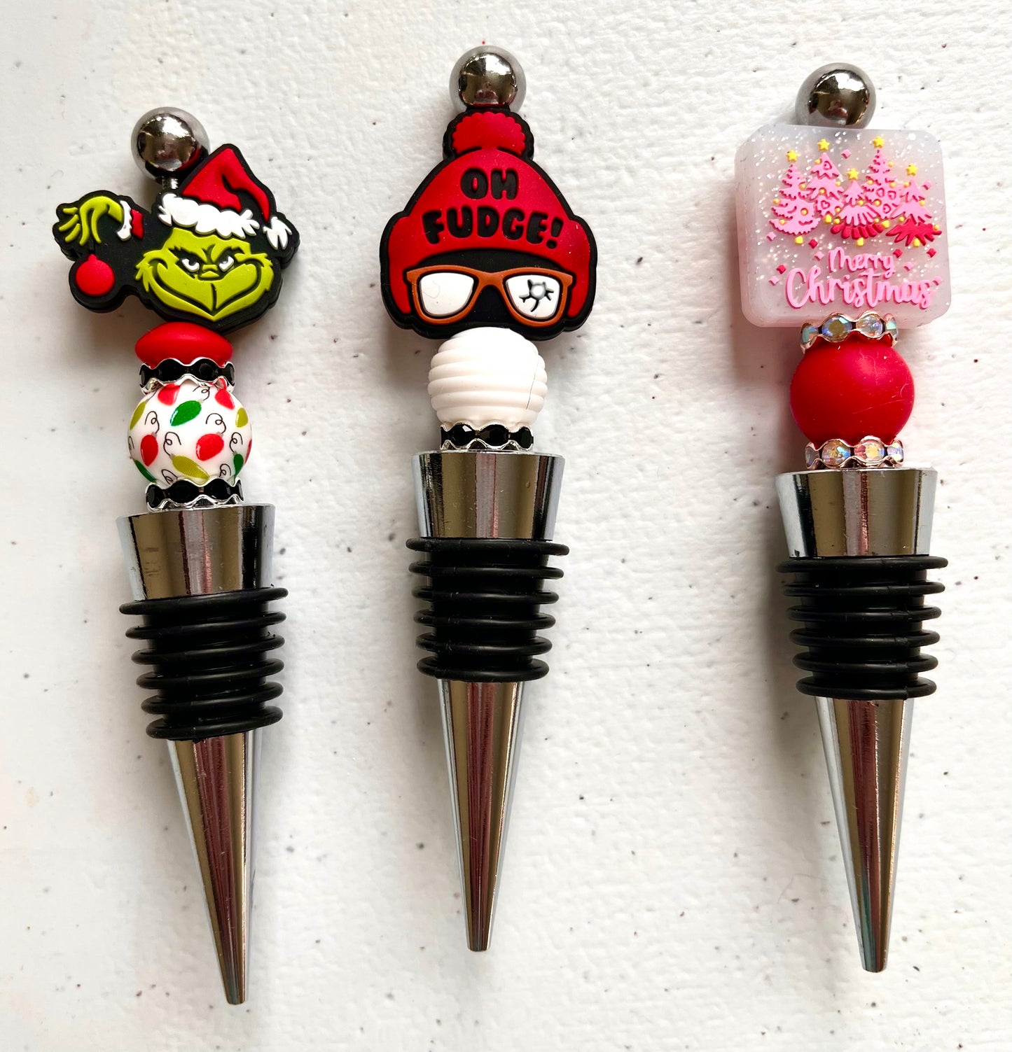 Christmas Wine Bottle Stoppers 1