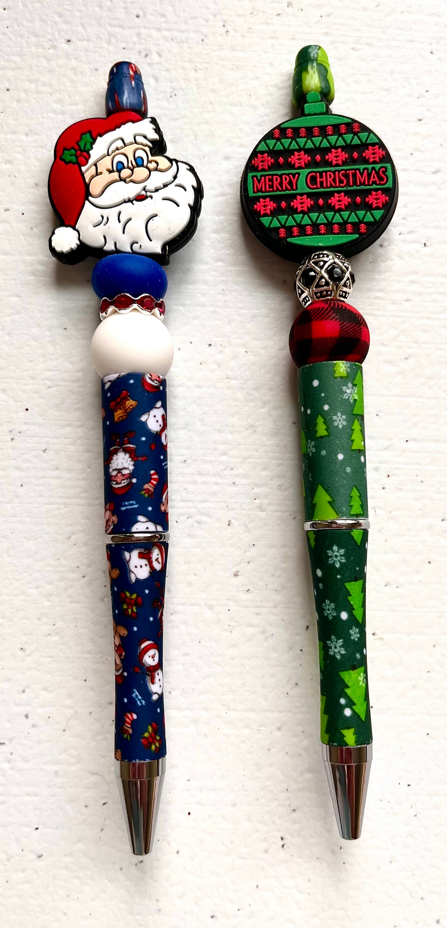 Christmas Beaded Pens 1